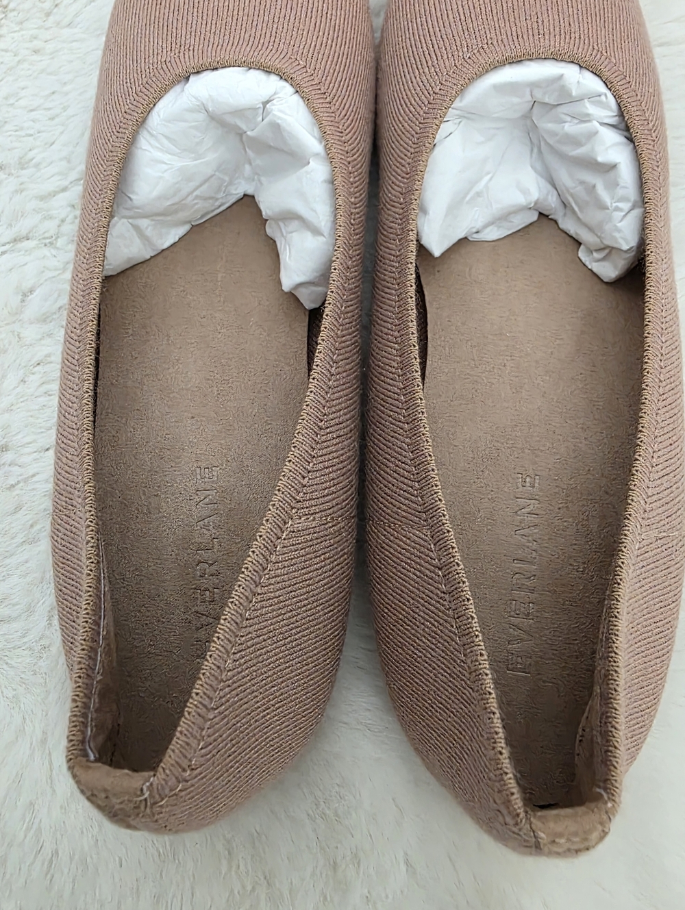NEW Everlane The Day Glove ReKnit Ballet Flat Cinnamon Latte 9 - Picture 9 of 14